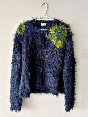 Acne Studios Women's Fhira Hairy AW17 Sweater Size S